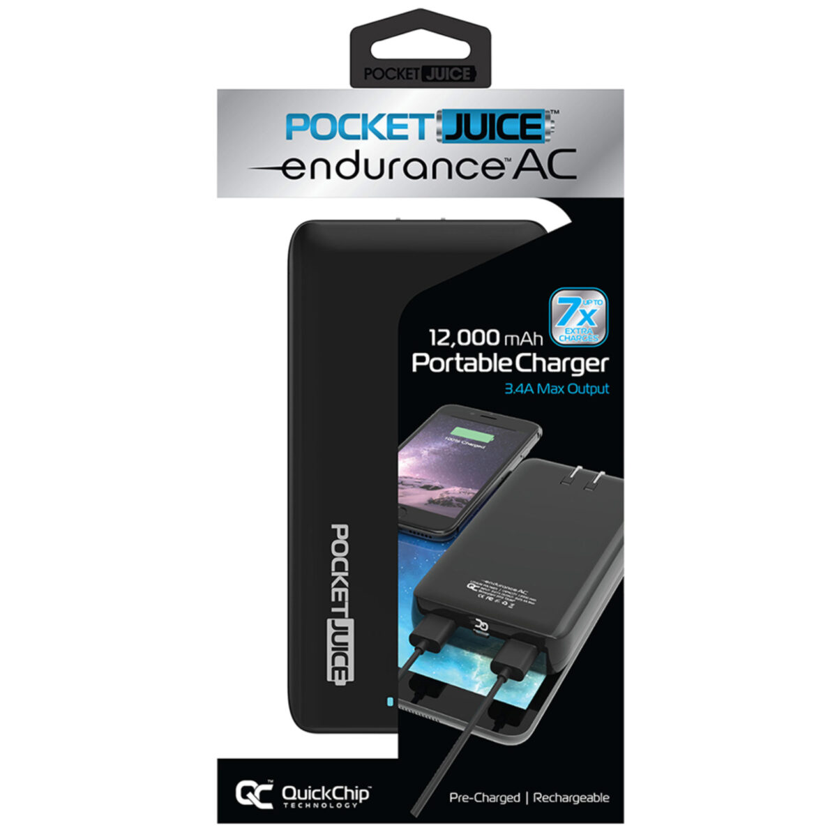 Pocket Juice Endurance AC 12K Tzumi®