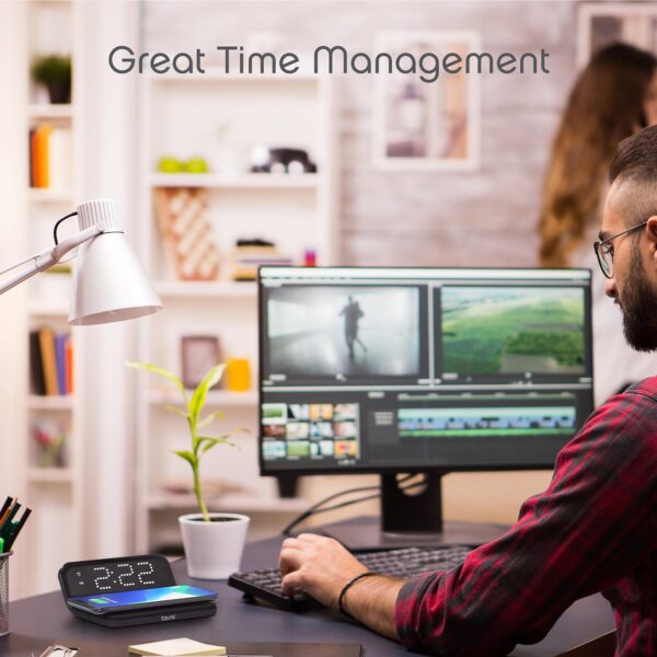 Wireless Charging Alarm Clock Tzumi®