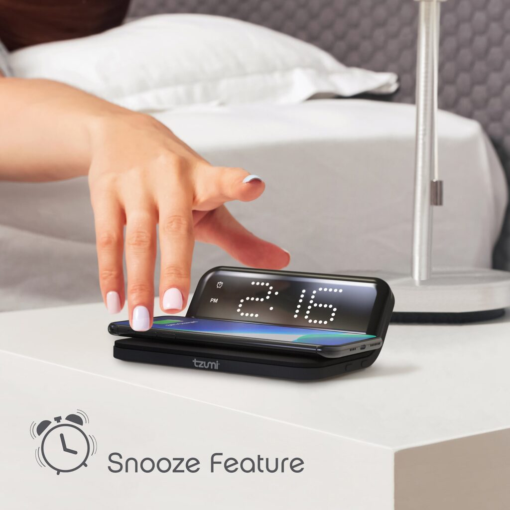 Wireless Charging Alarm Clock Tzumi®