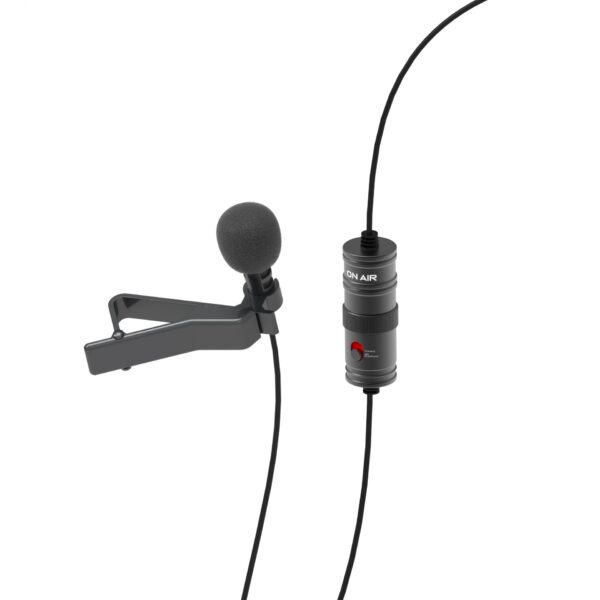 On Air Battery-Powered Lavalier Microphone