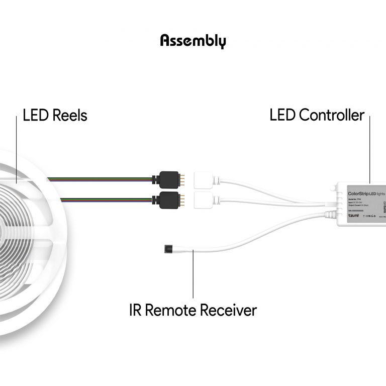 Tasmor LED Lights Review  TASMOR Ultra-Long RGB LED Light Strip