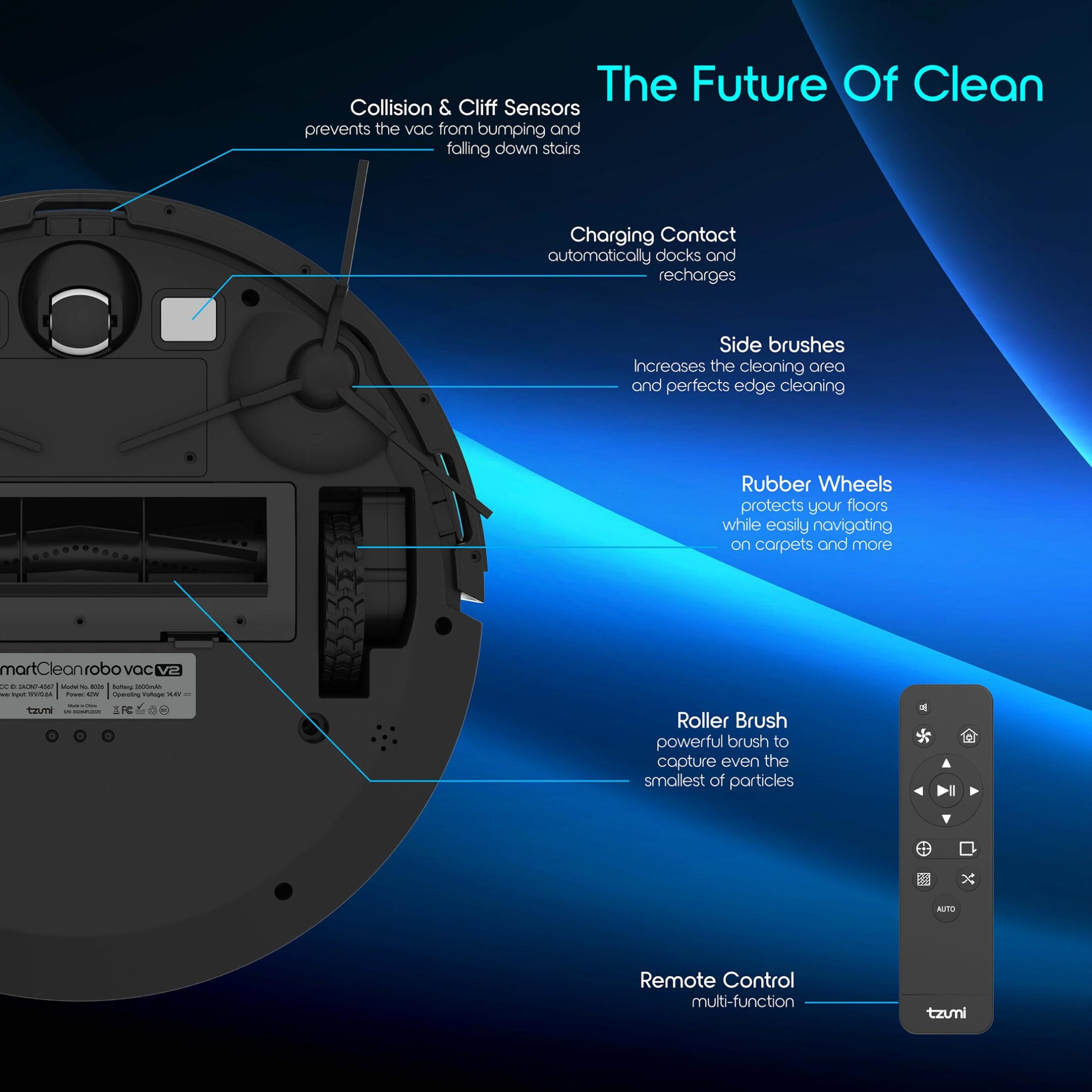 ionvac™ SmartClean V2 Tzumi®