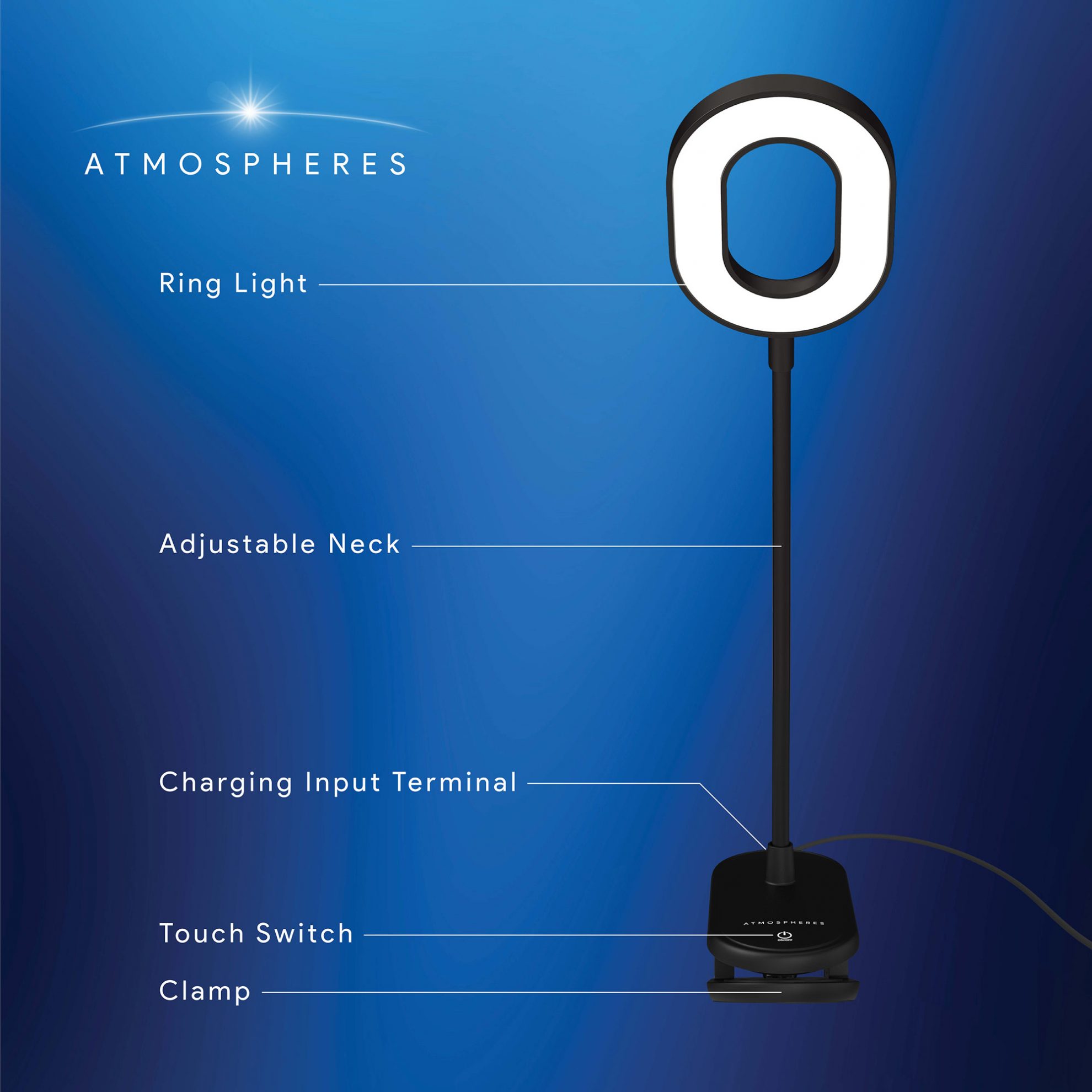Task Lamp (Black) – Tzumi®