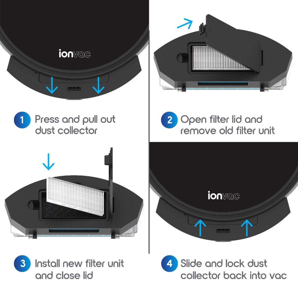 ionvac™ SmartClean V4 Replacement Kit Tzumi®