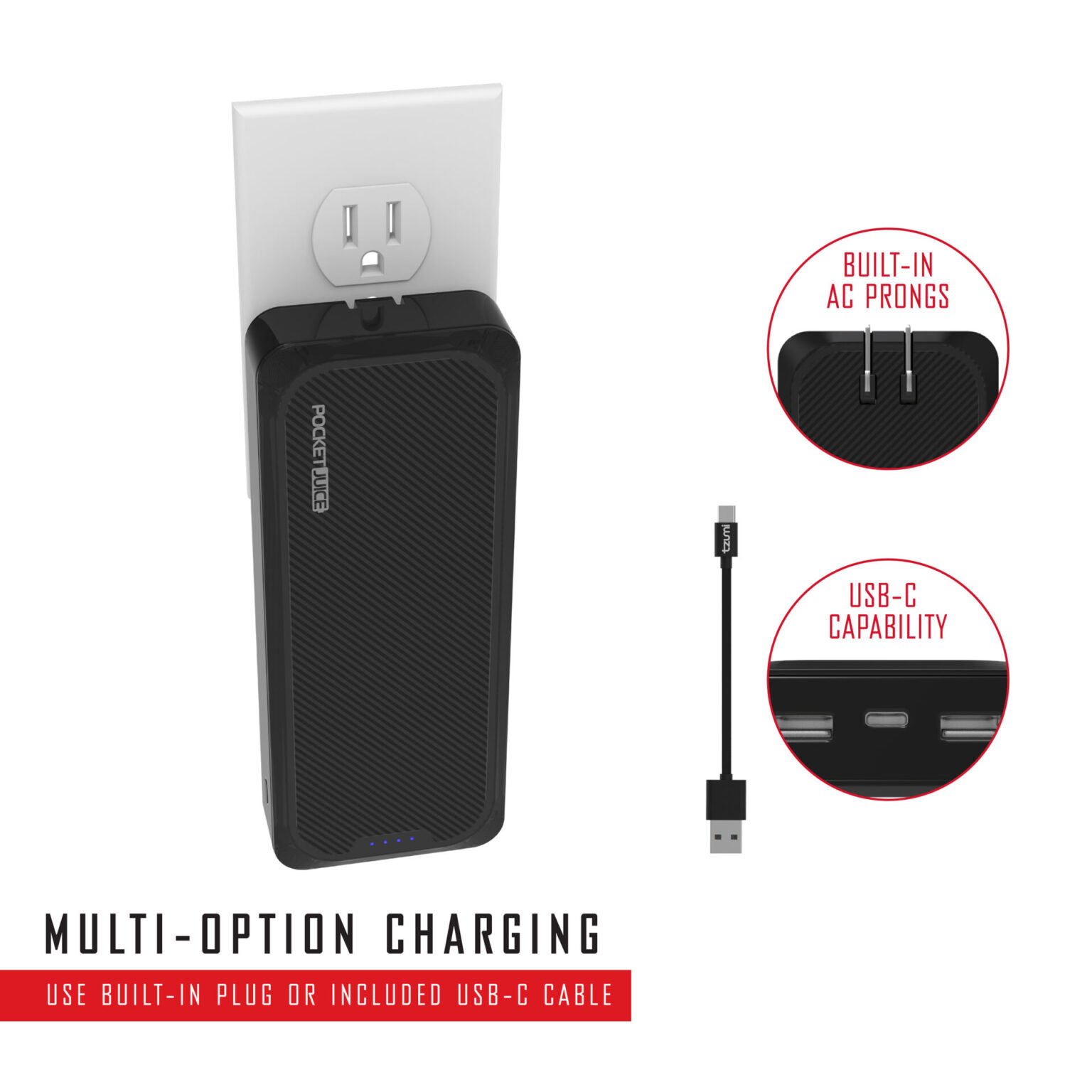 Pocket Juice Endurance AC 20,000mAh Tzumi®