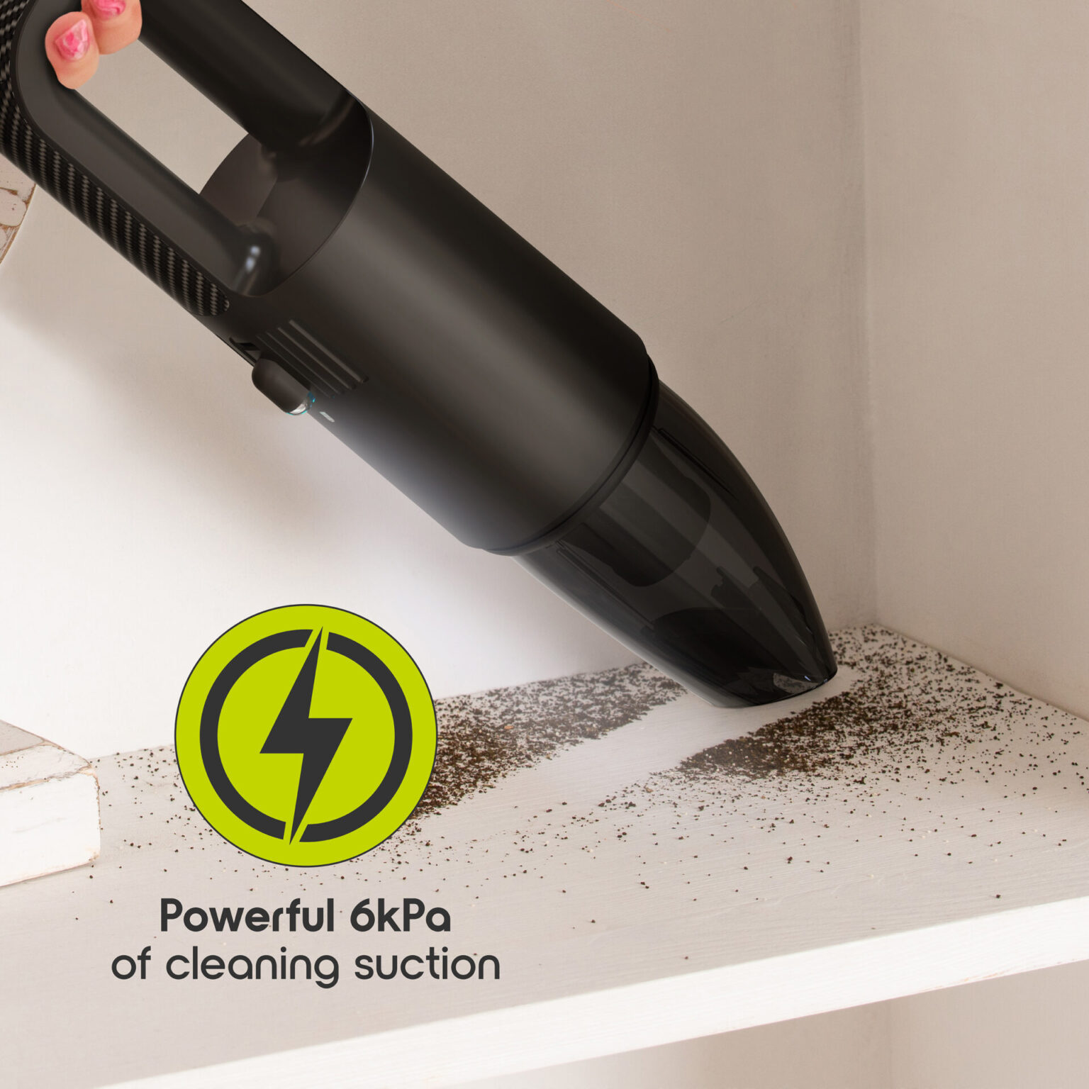 ionvac™ Power Mini Cordless Hand Vacuum Tzumi®