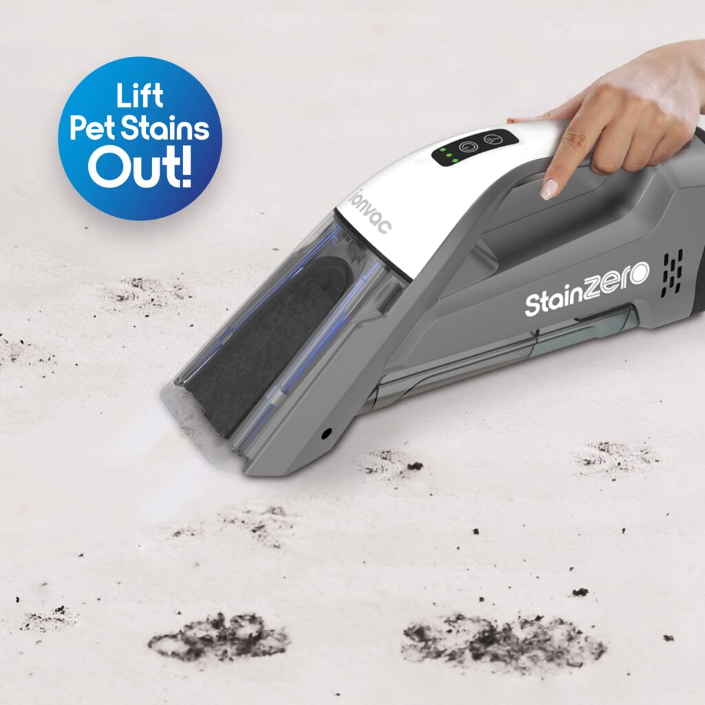 ionvac™ StainZero Portable Stain Lifter Tzumi®