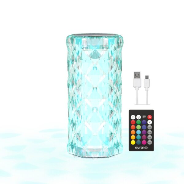 AuraLED Color Crystal Lamp