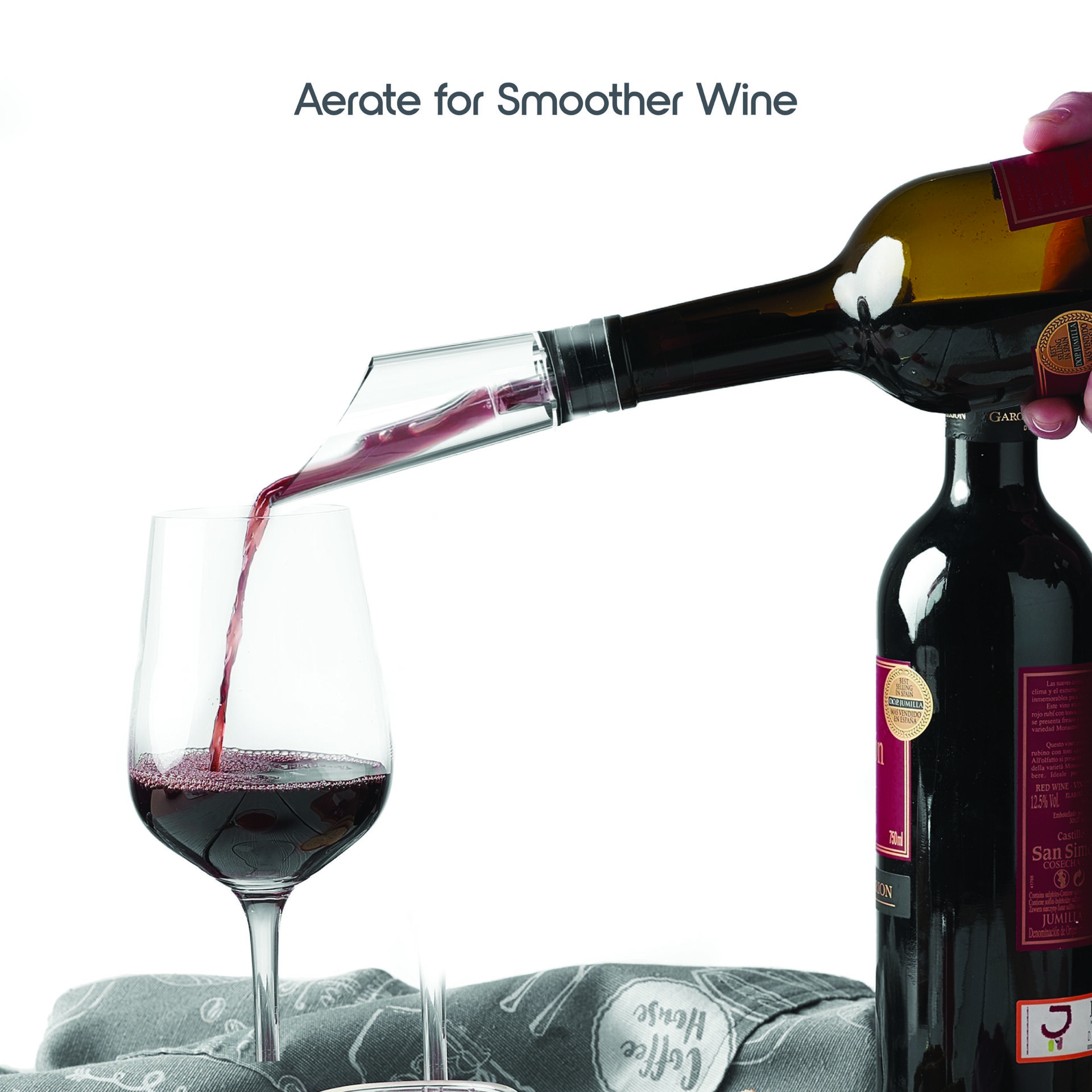 Set à vin Airo Tech - accessoire vin original - InnovMania