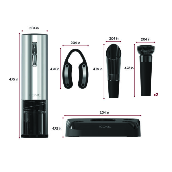 Wine Bar & Bistro 置物 Iconic 5-in-1 Wine Set – Tzumi®
