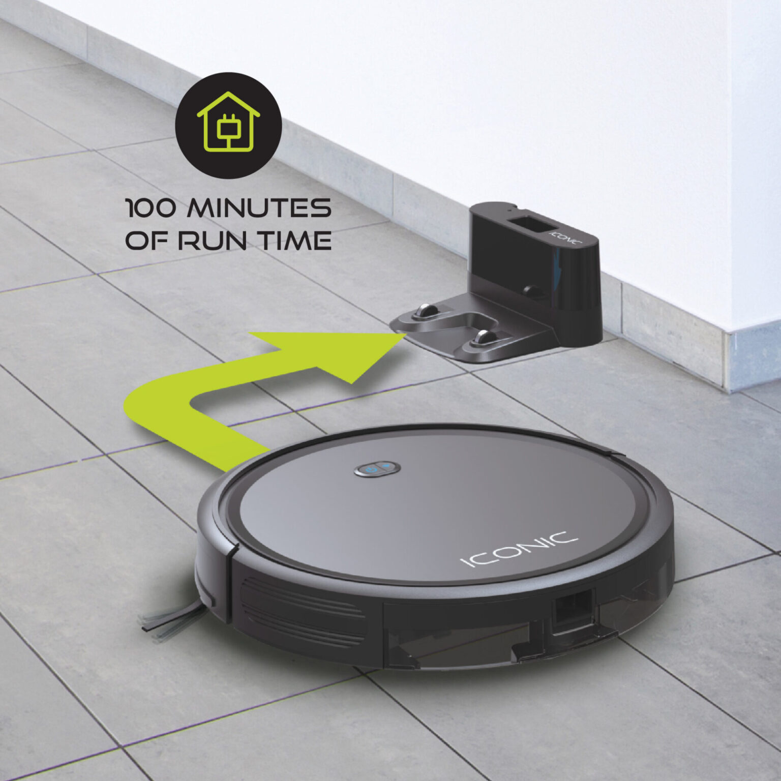 Smart Clean Ion Robo Vacuum Tzumi®