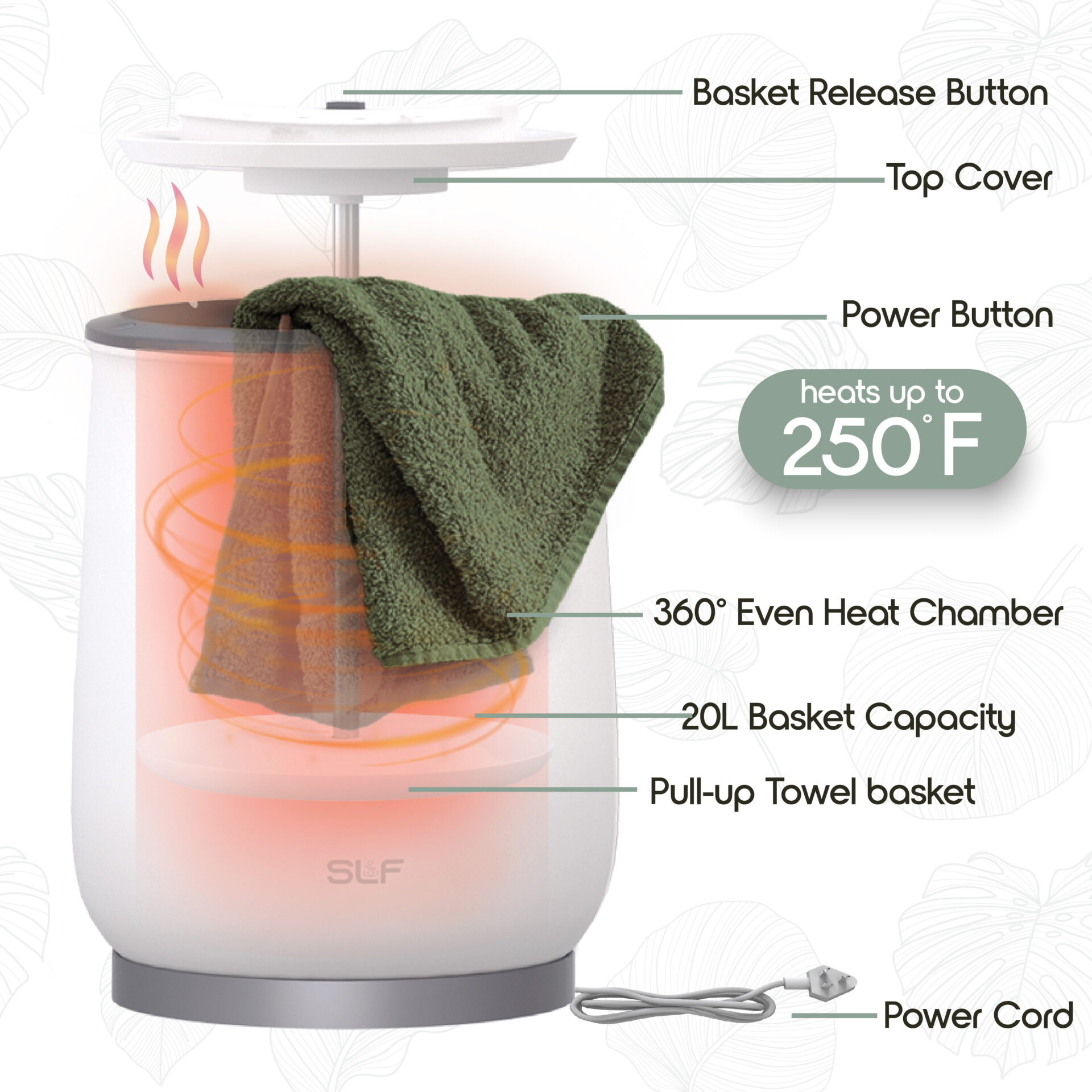 SLF Bucket Towel Warmer