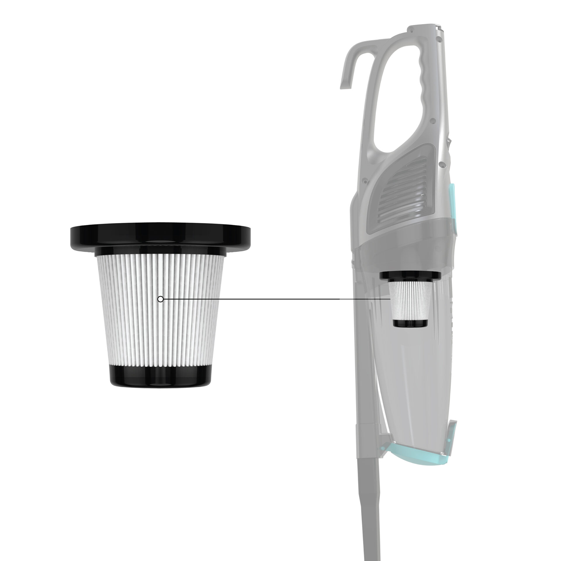 thumbnail image 2 of Filters Compatible For IonVac ZipVac 8842 8200 3-in-1 Lightweight 2 of 14
