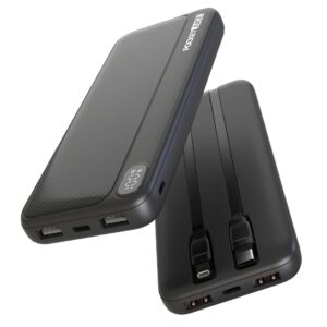 Pocket Juice Endurance 10,000mAh with Integrated Cables