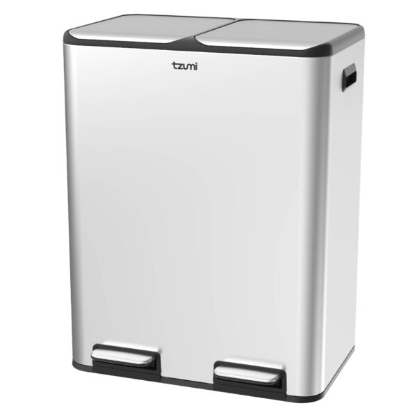 Tzumi Recycling Bin And Trash Can 16 Gallon