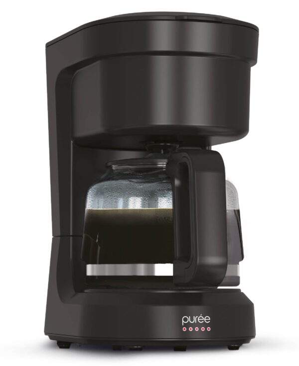 Puree 5-Cup Drip Coffee Maker (Black)
