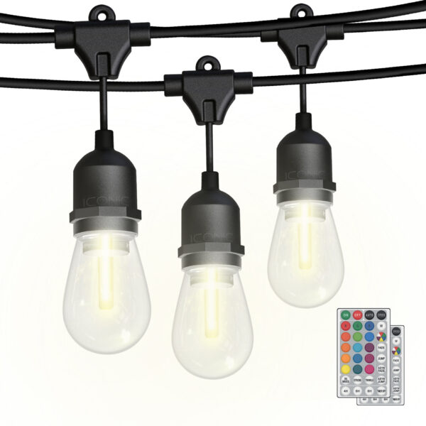 Iconic LED Outdoor String Lights 25 ft Model #30239