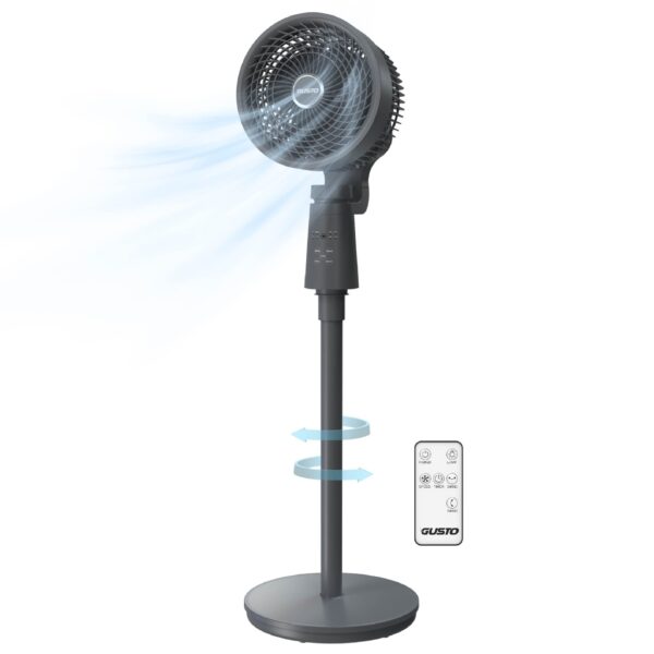 Gusto Oscillating Pedestal Fan 12 in