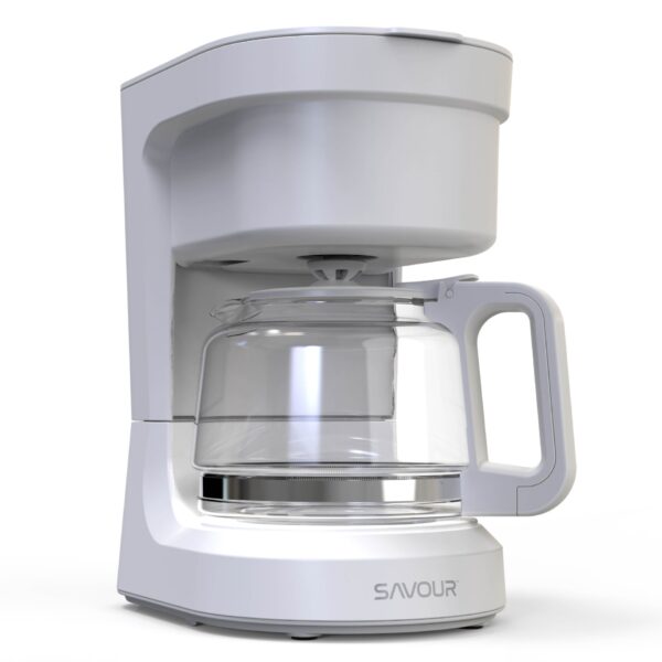 Savour 5-Cup Drip Coffee Maker (White)