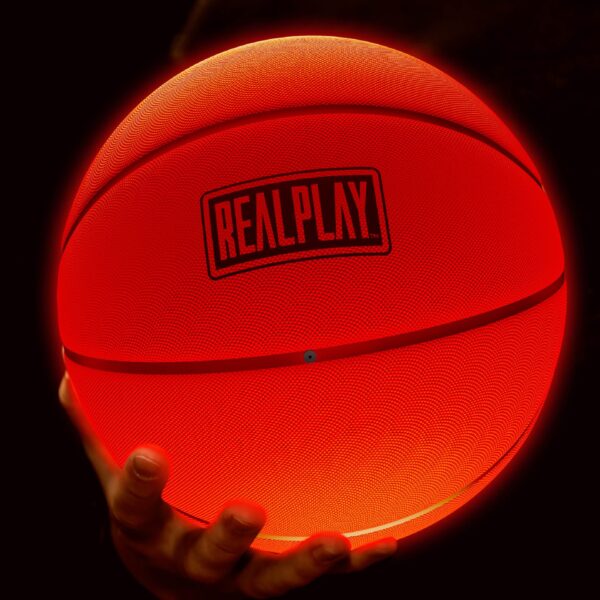 RealPlay Light-Up Basketball with Rechargeable LED Lights