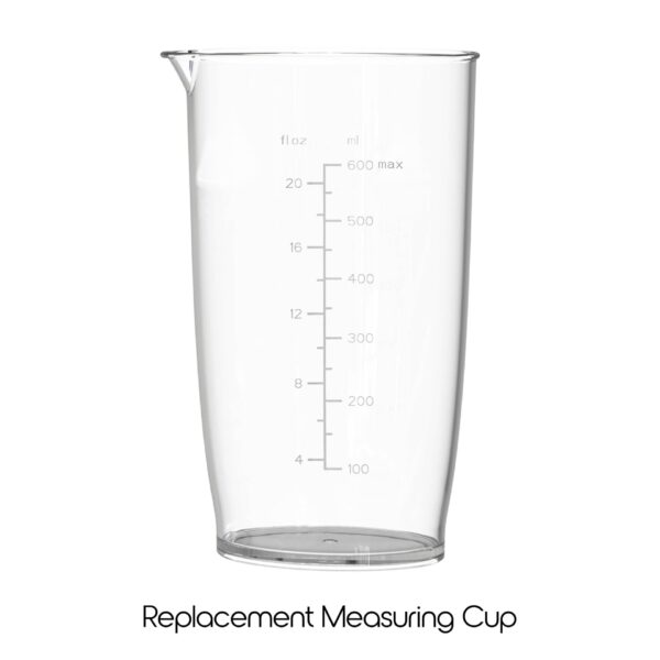 Puree 6-Piece Immersion Blender Set Replacement Measuring Cup 20 oz