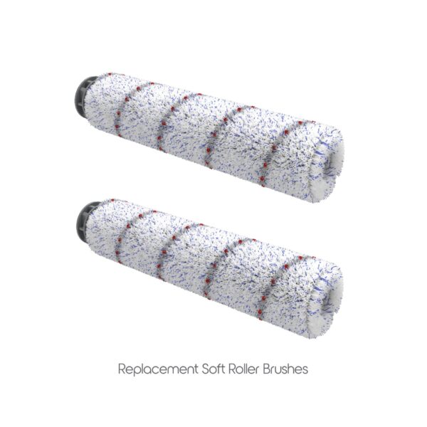 ionVac HydraClean Vacuum Soft Roller Brush 2-Pack