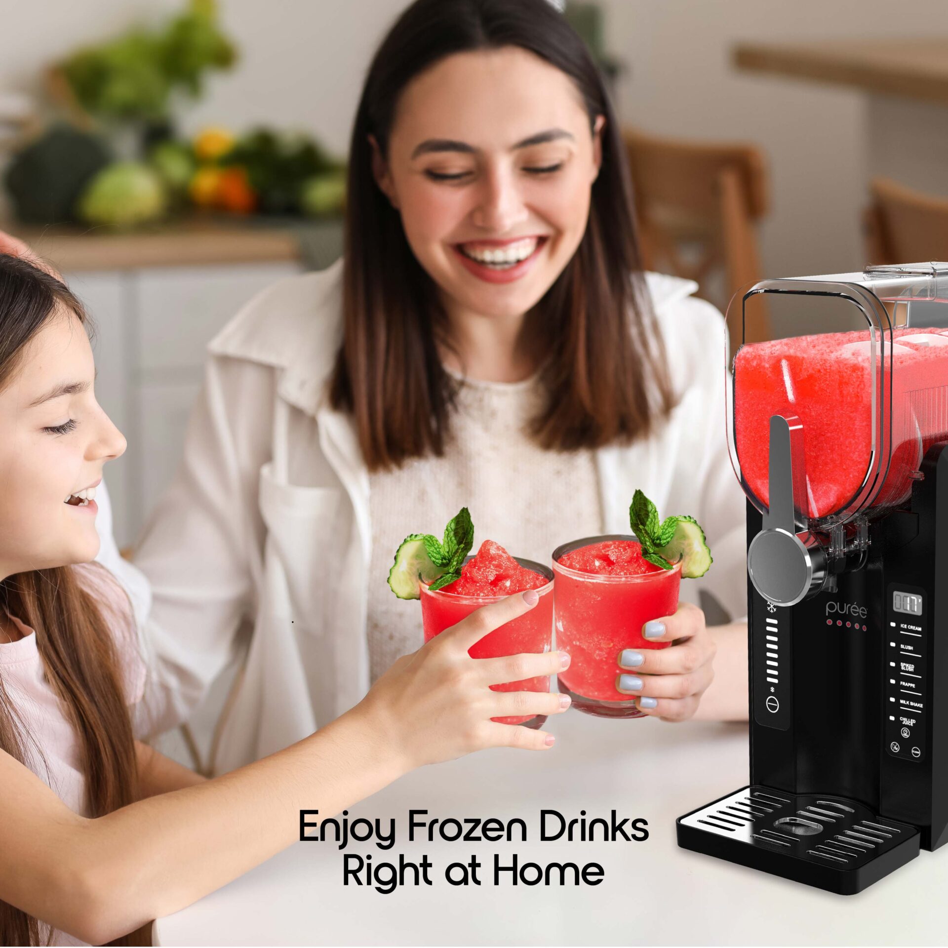 Puree Slushie Machine 1.6L (Black)