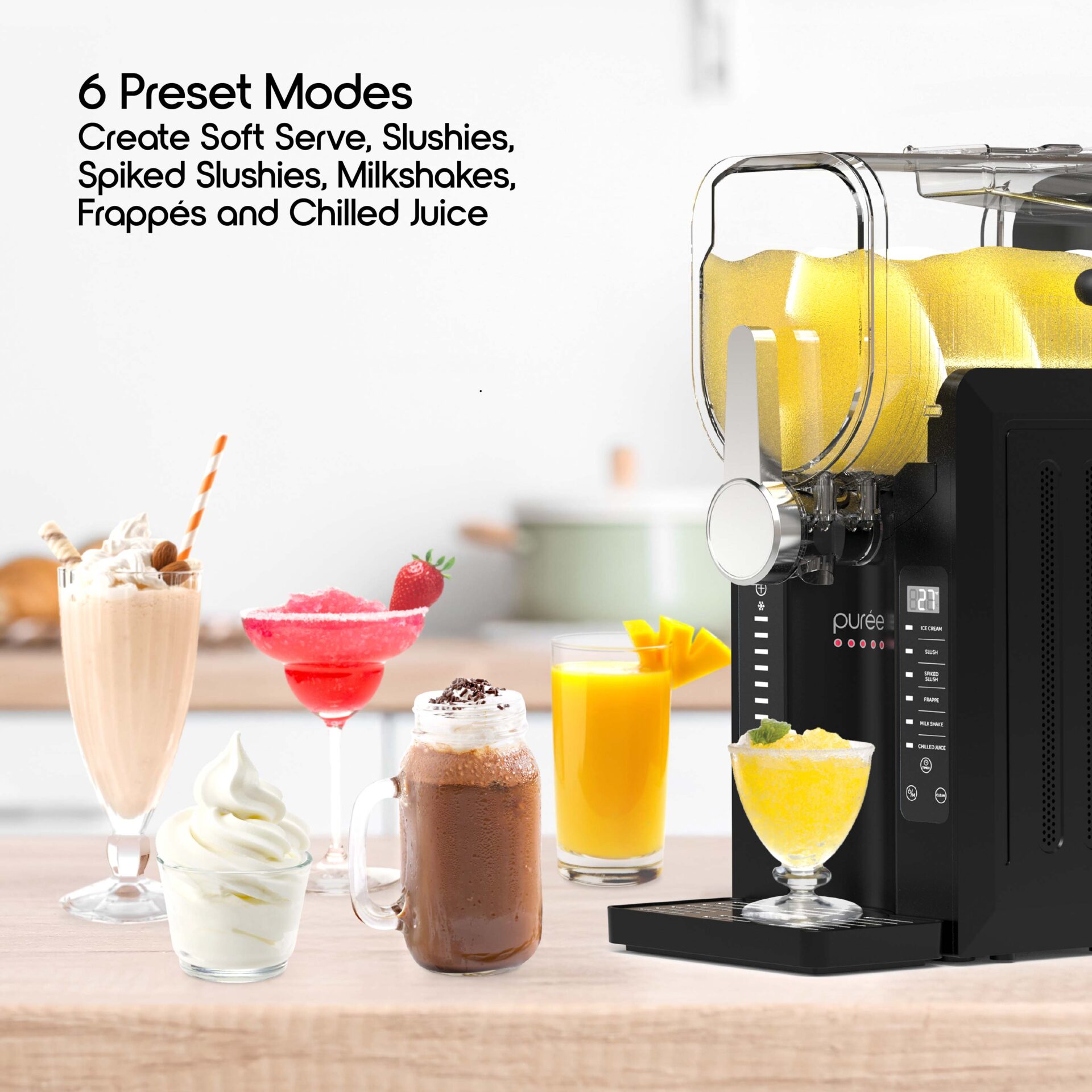 Puree Slushie Machine 1.6L (Black)