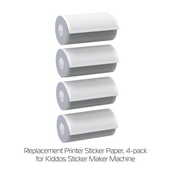 Kiddos Sticker Maker Refill Rolls 4-Pack