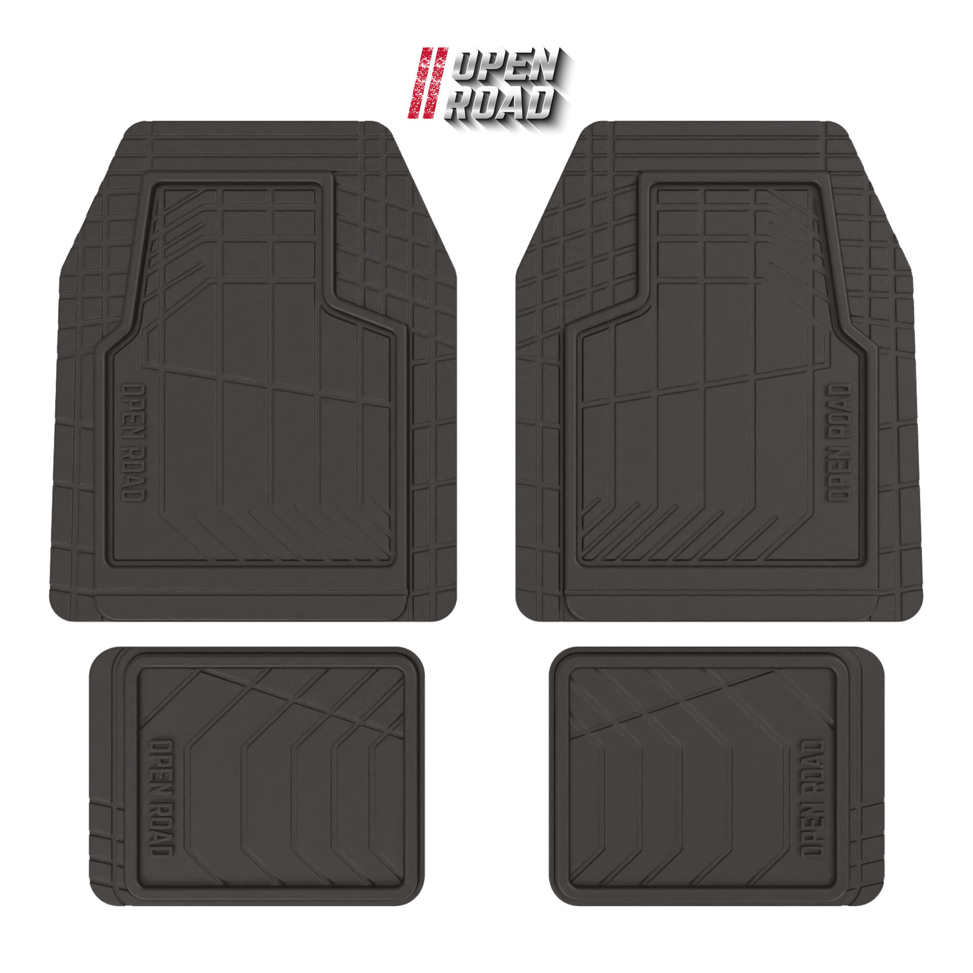 Open Road Memory Foam Car Seat Cushion, Ergonomic Comfort Seat Pad for Driving, Office, Truck or SUV, Black