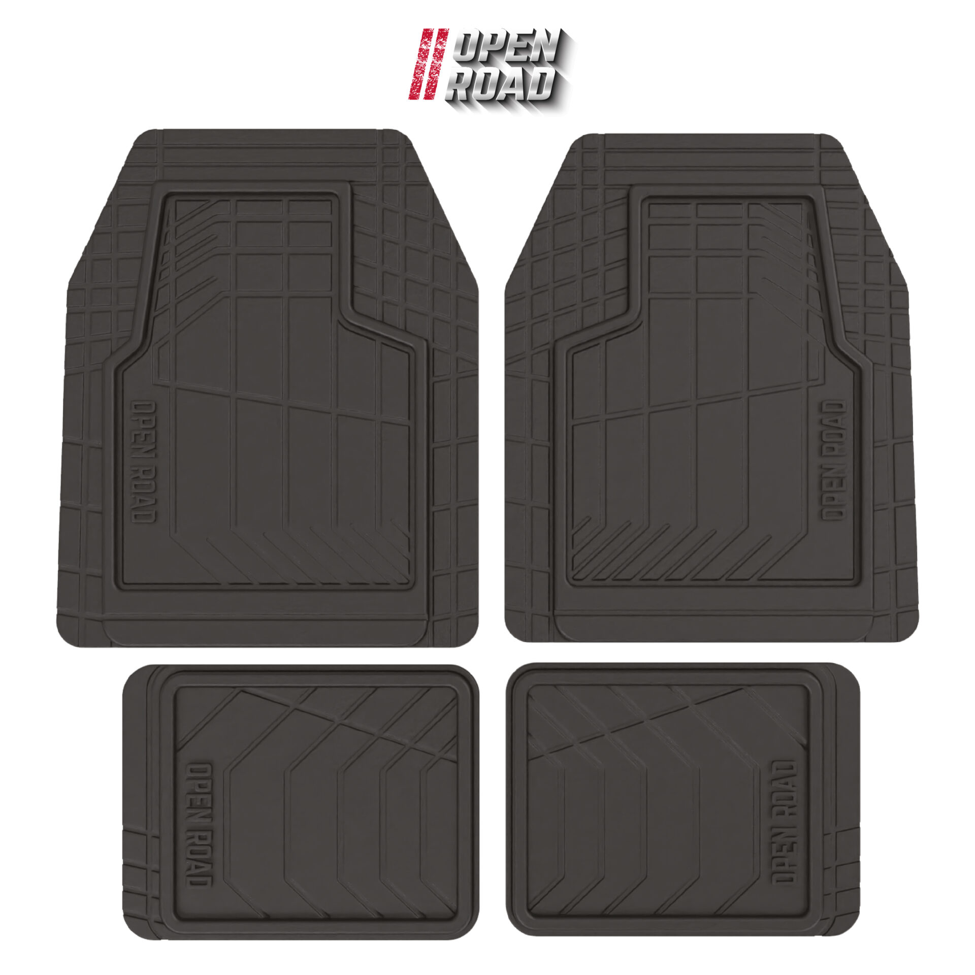 Open Road Memory Foam Car Seat Cushion, Ergonomic Comfort Seat Pad for Driving, Office, Truck or SUV, Black