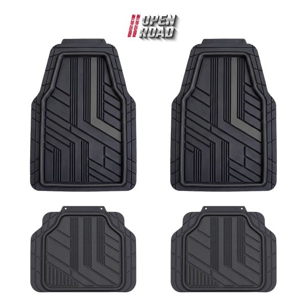 Open Road Sport Car Mats (Gray)