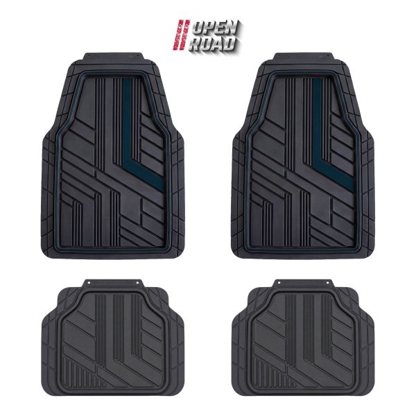 Open Road Sport Car Mats (Blue)