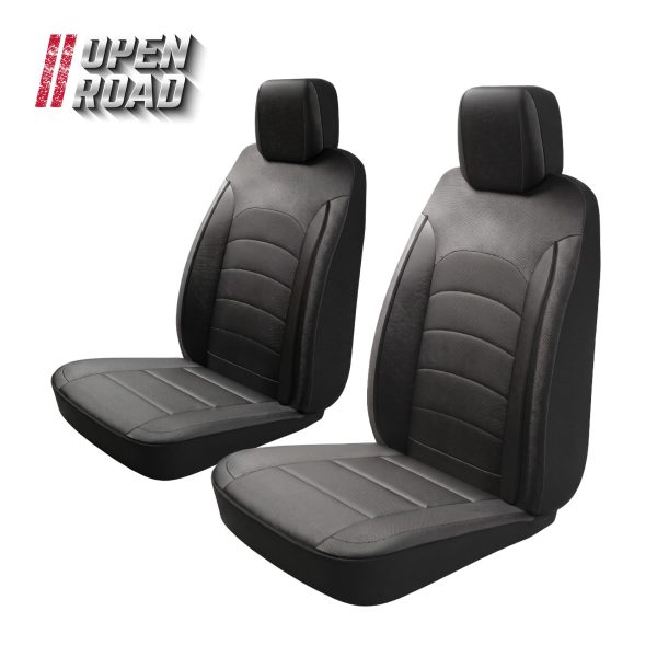 Open Road Sport Trim Front Seat Cover (Black)