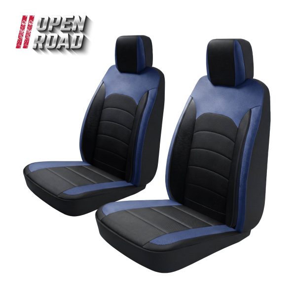 Open Road Sport Trim Front Seat Cover (Blue)